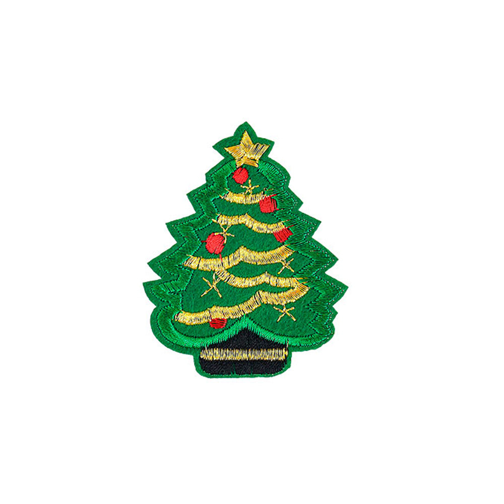 Wholesale Christmas holiday suit classic red and green color matching embroidered patch